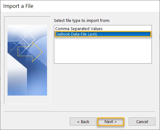 Outlook Data File (.pst) 